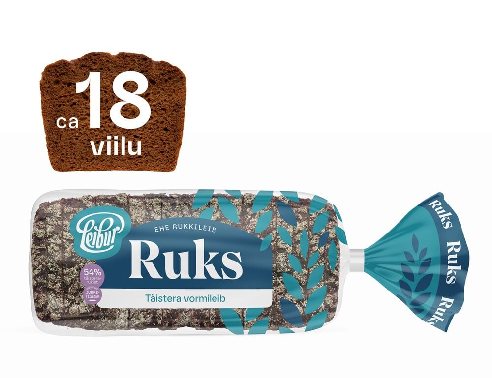 Leibur Ruks täistera vormileib 600g_web