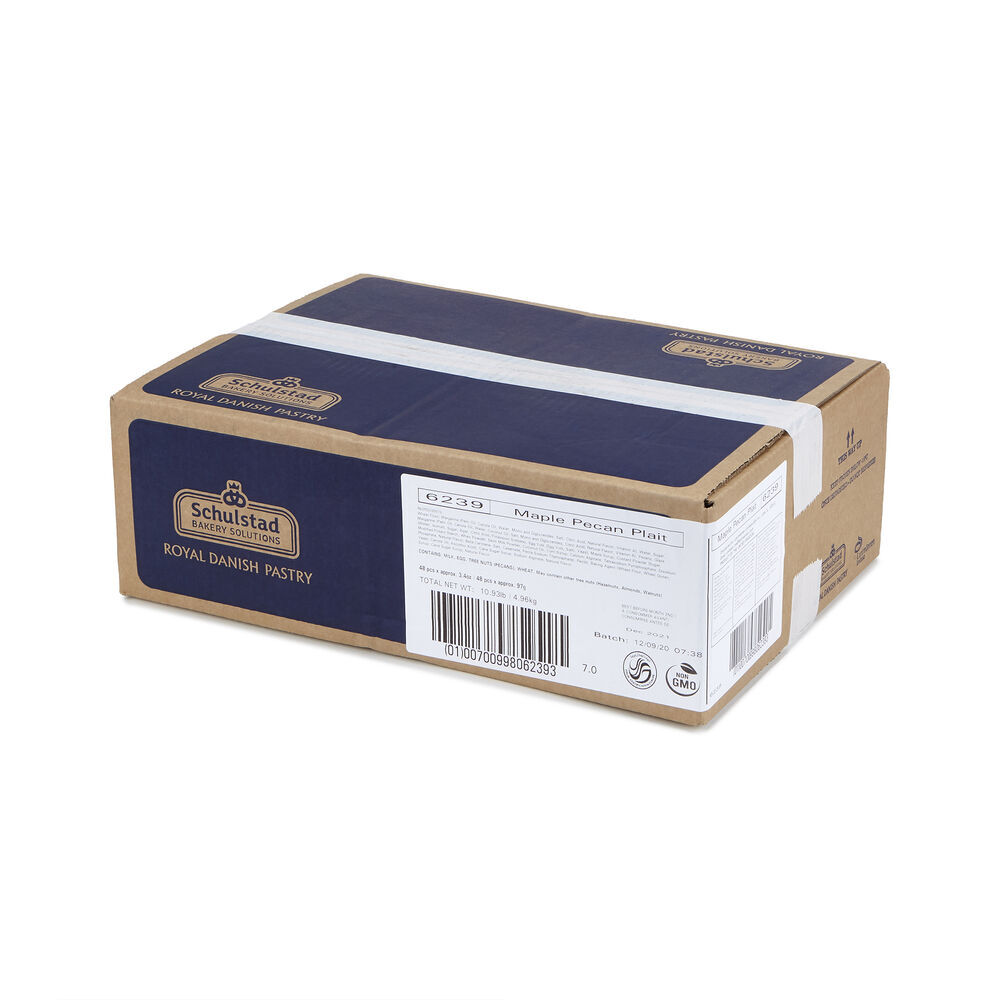 6239 Schulstad Maple Pecan Plait Danish Pastry Case