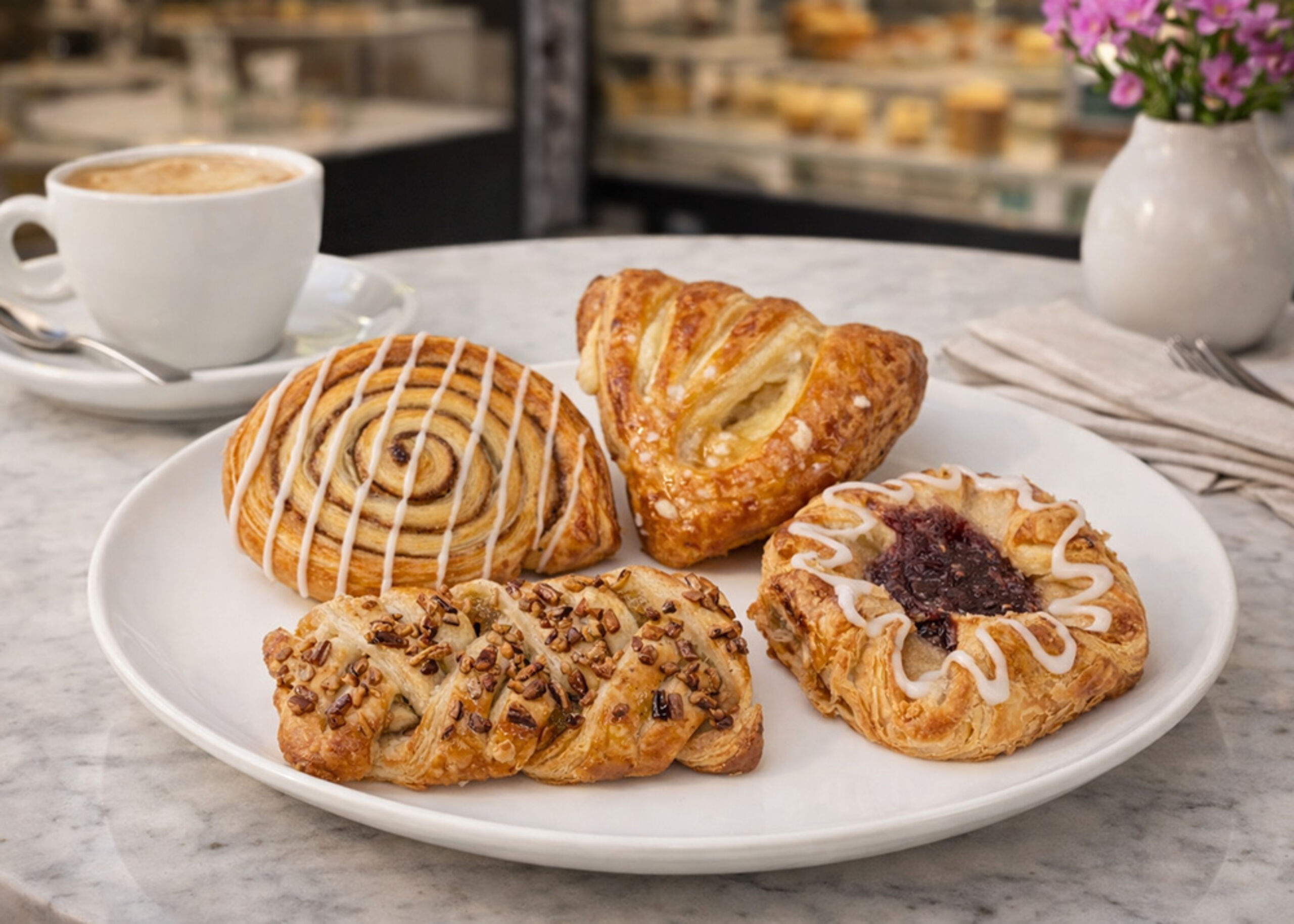 52501006 Schulstad Large Danish Assortment at Cafe