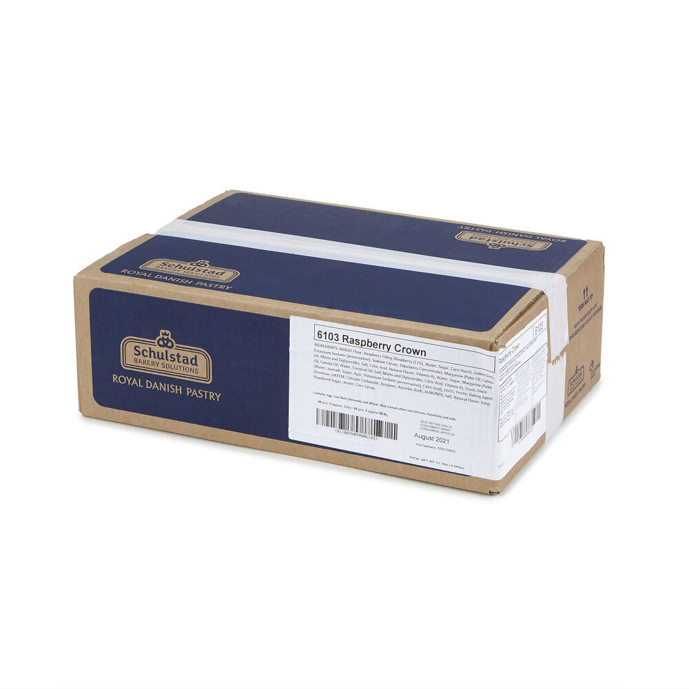 6103 Schulstad Raspberry Crown Danish Pastry Case