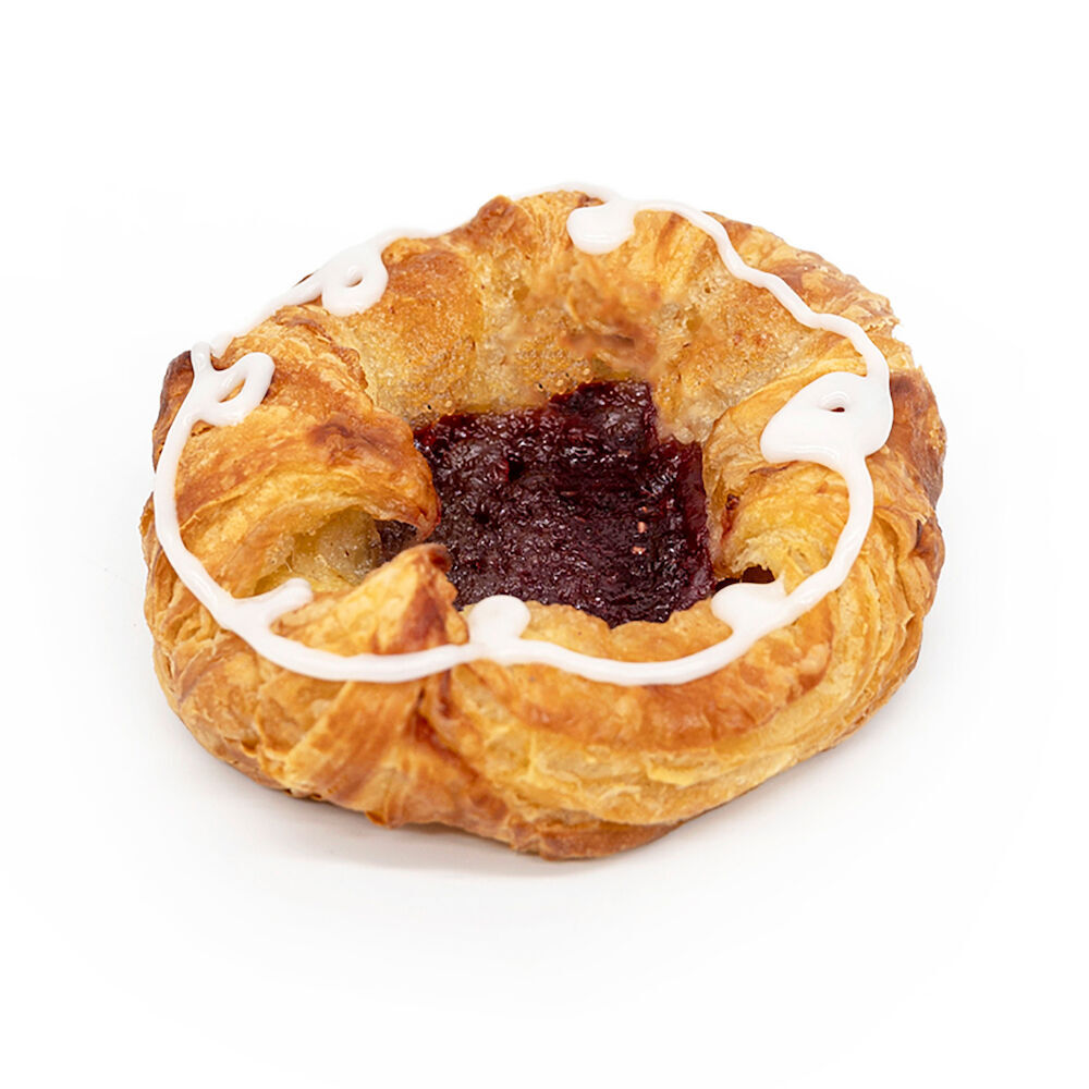 6103 Schulstad Raspberry Crown Danish with Icing