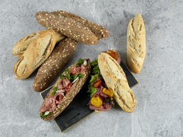 5276589 5286471 Baguette rustikk fin og grov ovan ifra bredde