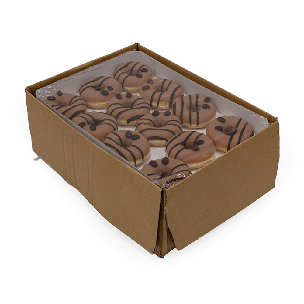 228287 Schulstad Cappuccino Filled Ring Donut Inner Case