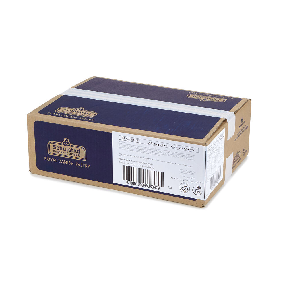 6097 Schulstad Large Apple Crown Danish Pastry Case