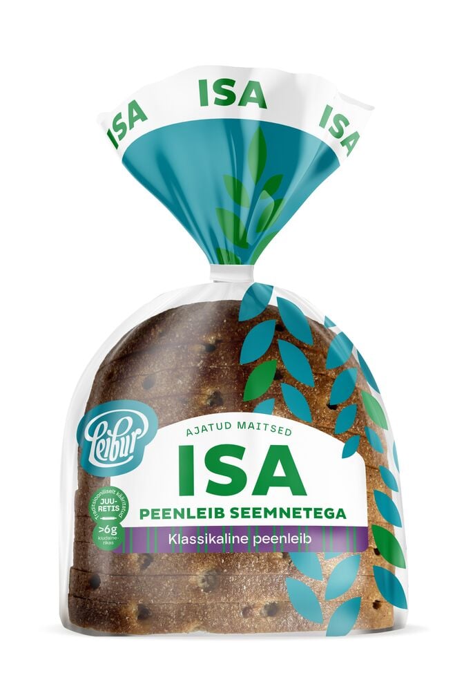 Leibur Isa Peenleib Seemnetega 390g