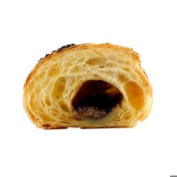 21821500 Schulstad Chocolate Filled Croissant Cut in Half