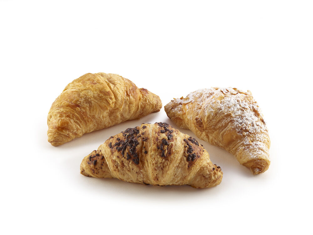 Mini Filled Croissant Selection  on White LR