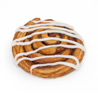 5748 Schulstad Large Cinnamon Swirl with Icing