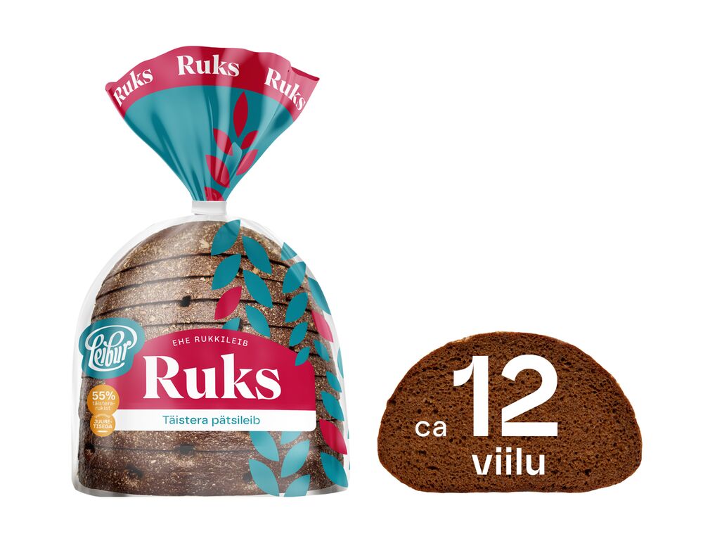 Ruks täistera vormileib 300g_web