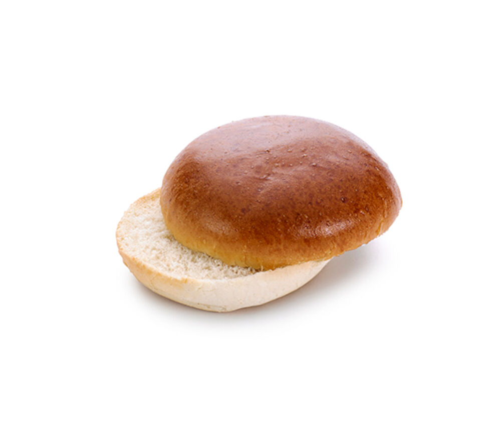 221828 Premium Brioche hamburger bolle skaaret komprimeret