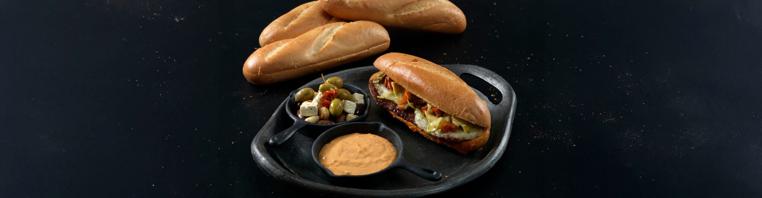 Sub sandwich lys 100g