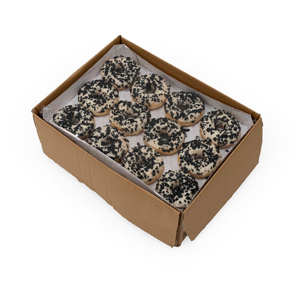 228292 Schulstad Cookies & Creme Filled Ring Donut Inner Case