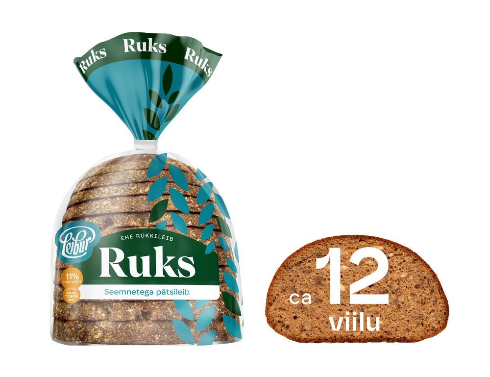 Leibur Ruks seemnetega pätsileib_web