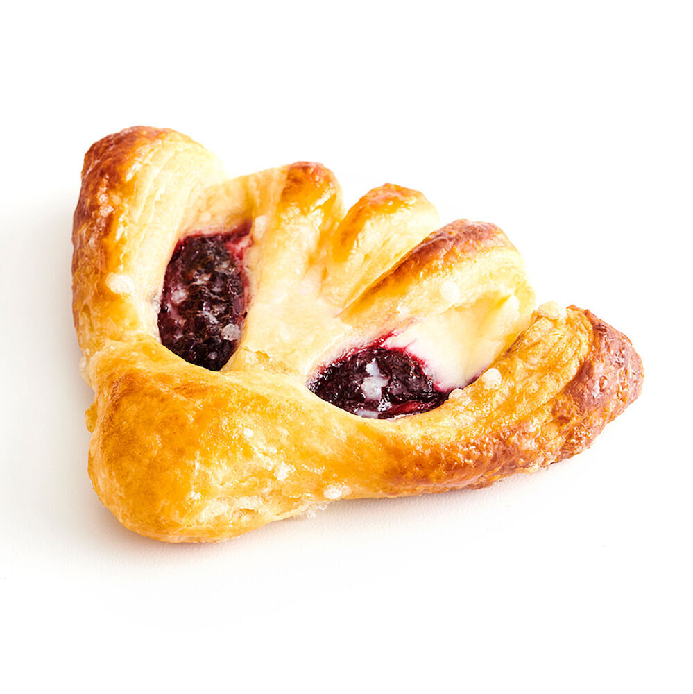 80382 Schulstad Blackberry & Creme Fan Pastry