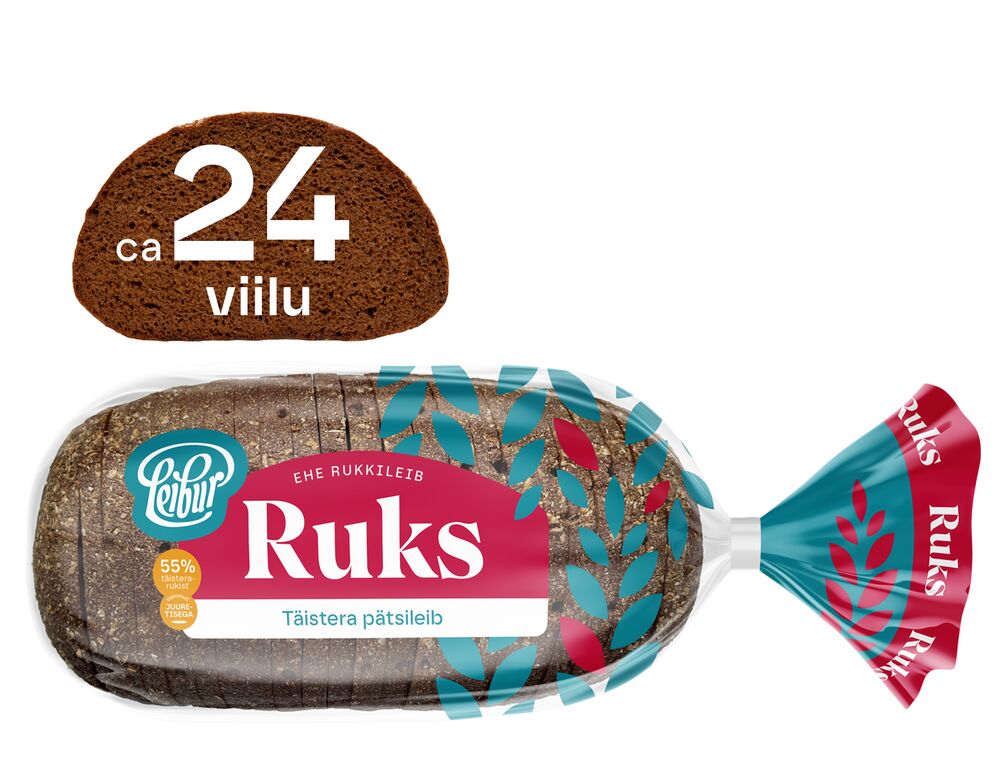 Leibur Ruks täistera pätsileib 800g_web