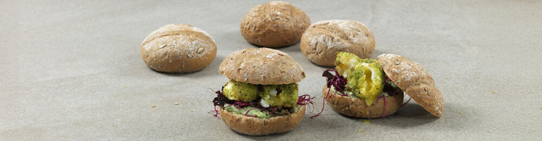 Rundstykke mini rustikk