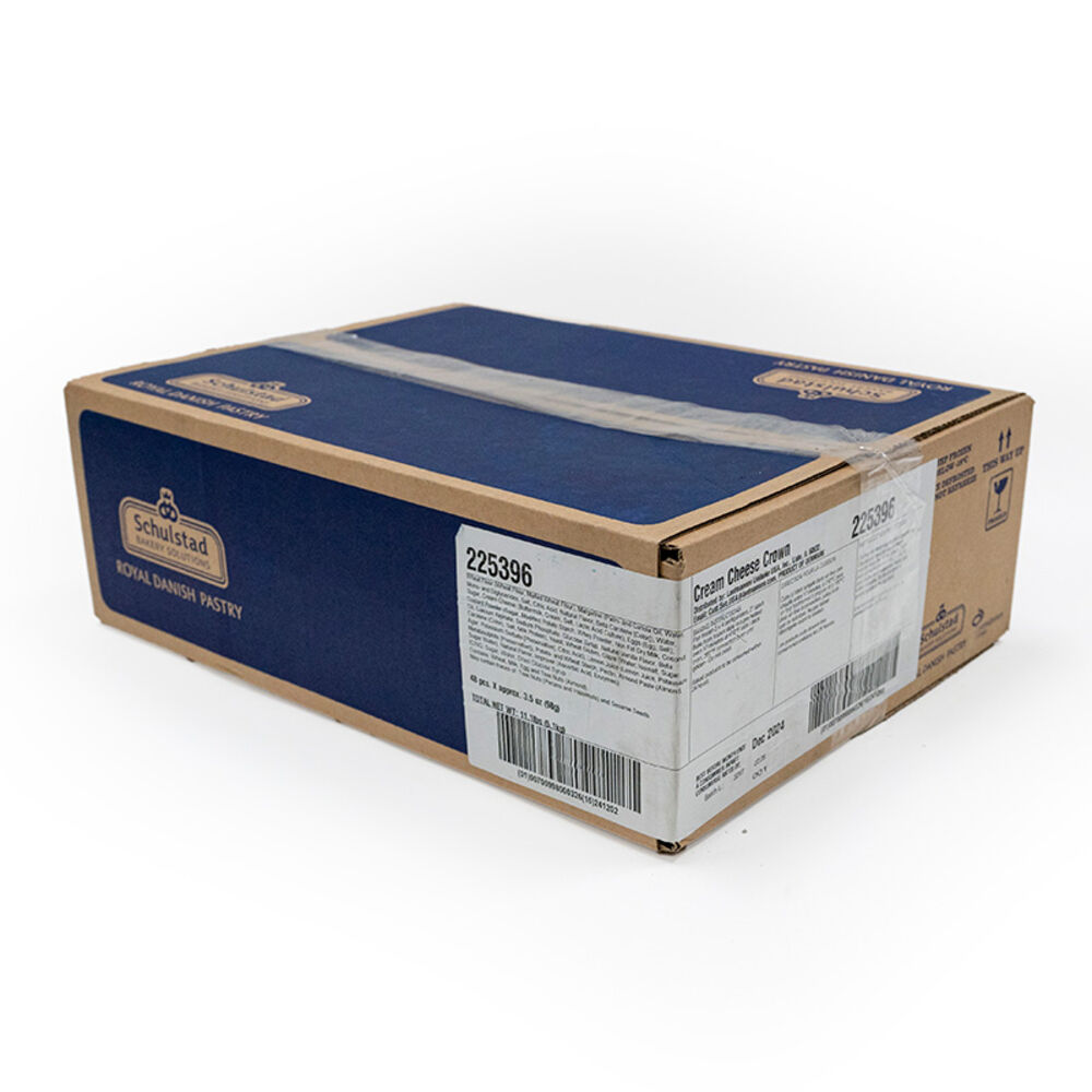 225396 Schulstad Cream Cheese Crown Danish Pastry Case