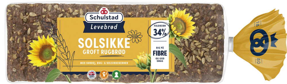 Packshot - LBR - Solsikke Groft Rugbrød