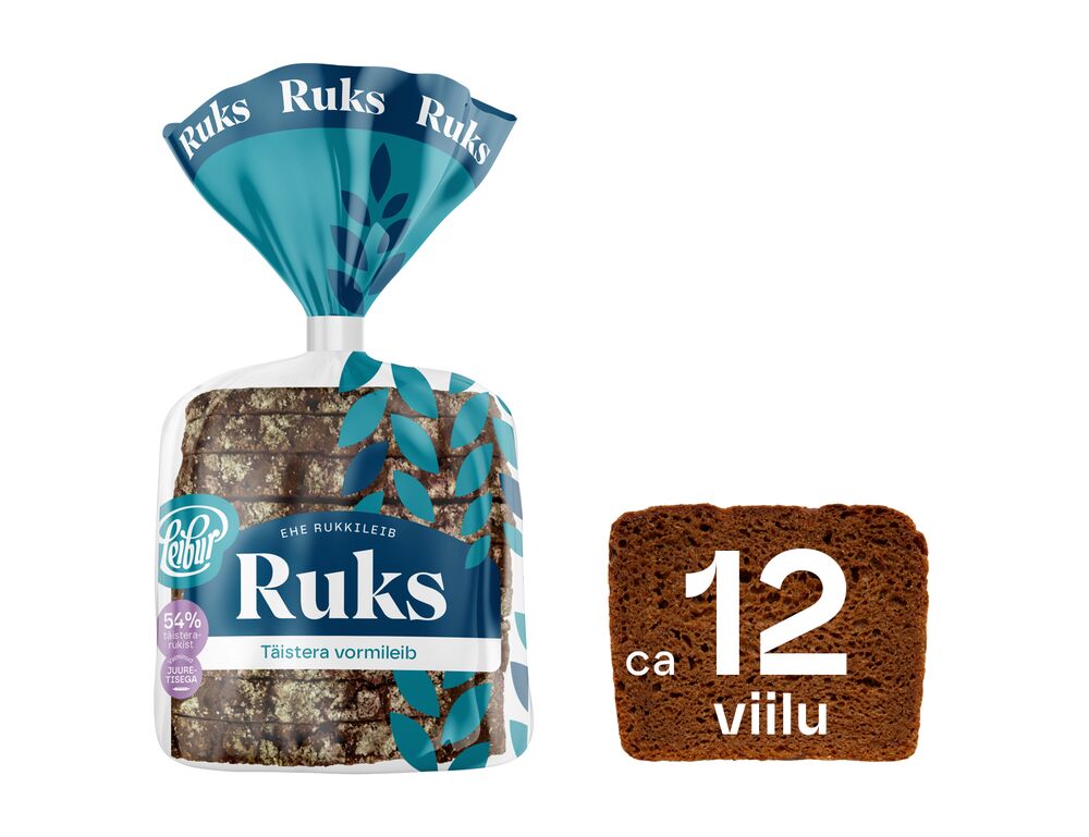 Leibur Ruks täistera vormileib 300g_web