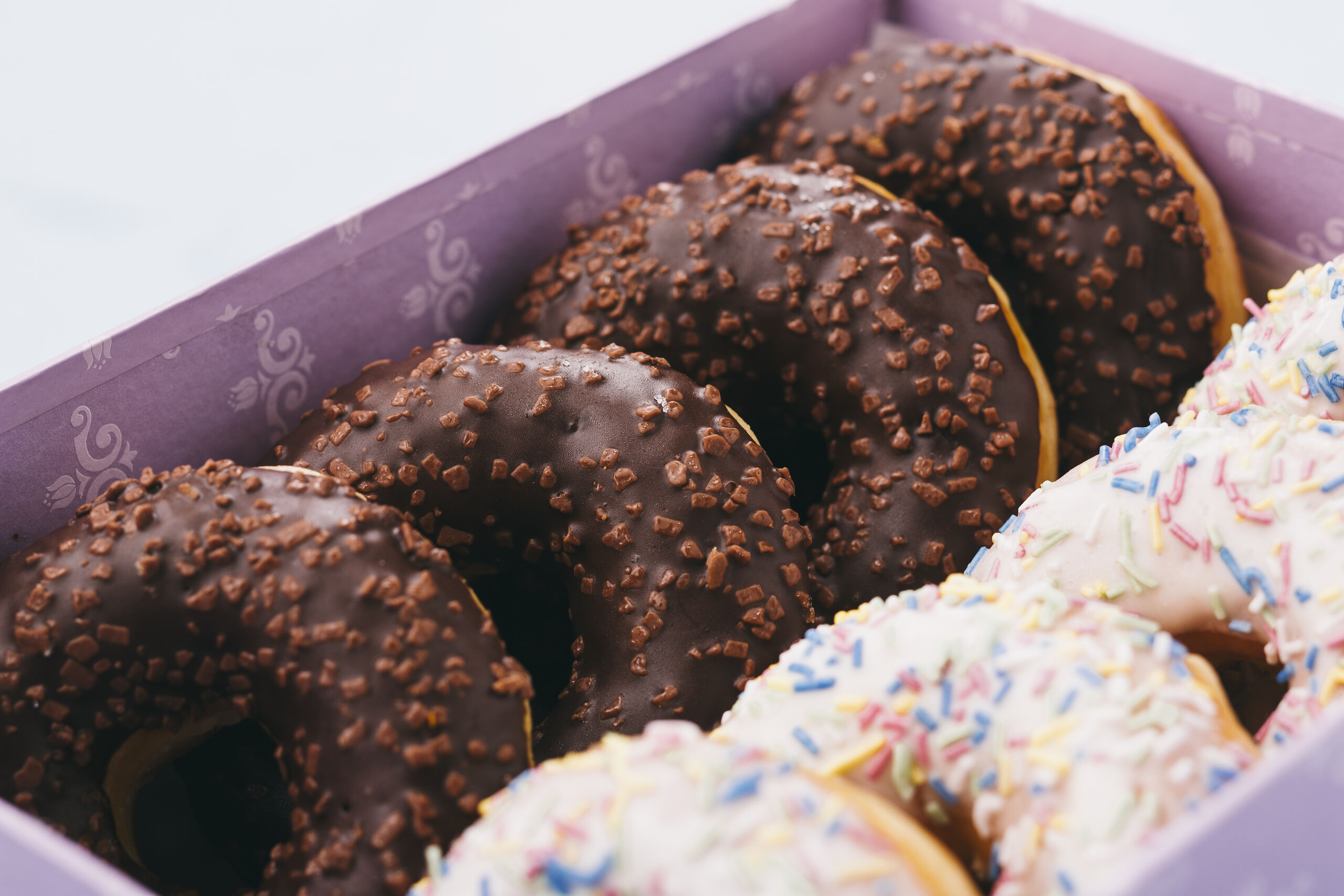 Donut i eske bredde 1