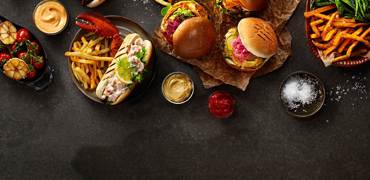 Category concept page fast food